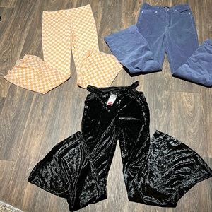 3 Pairs of Flair Pants